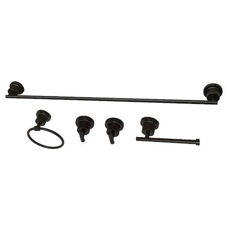 Kingston Brass BAH8230478ORB Concord 5-Piece Bathroom Accessory Set, Oil Rubbed Bronze BAH8230478ORB
